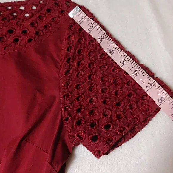 Dear Creatures, As Seen on "New Girl", Retro Dress, Color Berry, Size Small - Picture 11 of 16